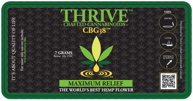 Maximum Relief CBG38™ Flower – 7g